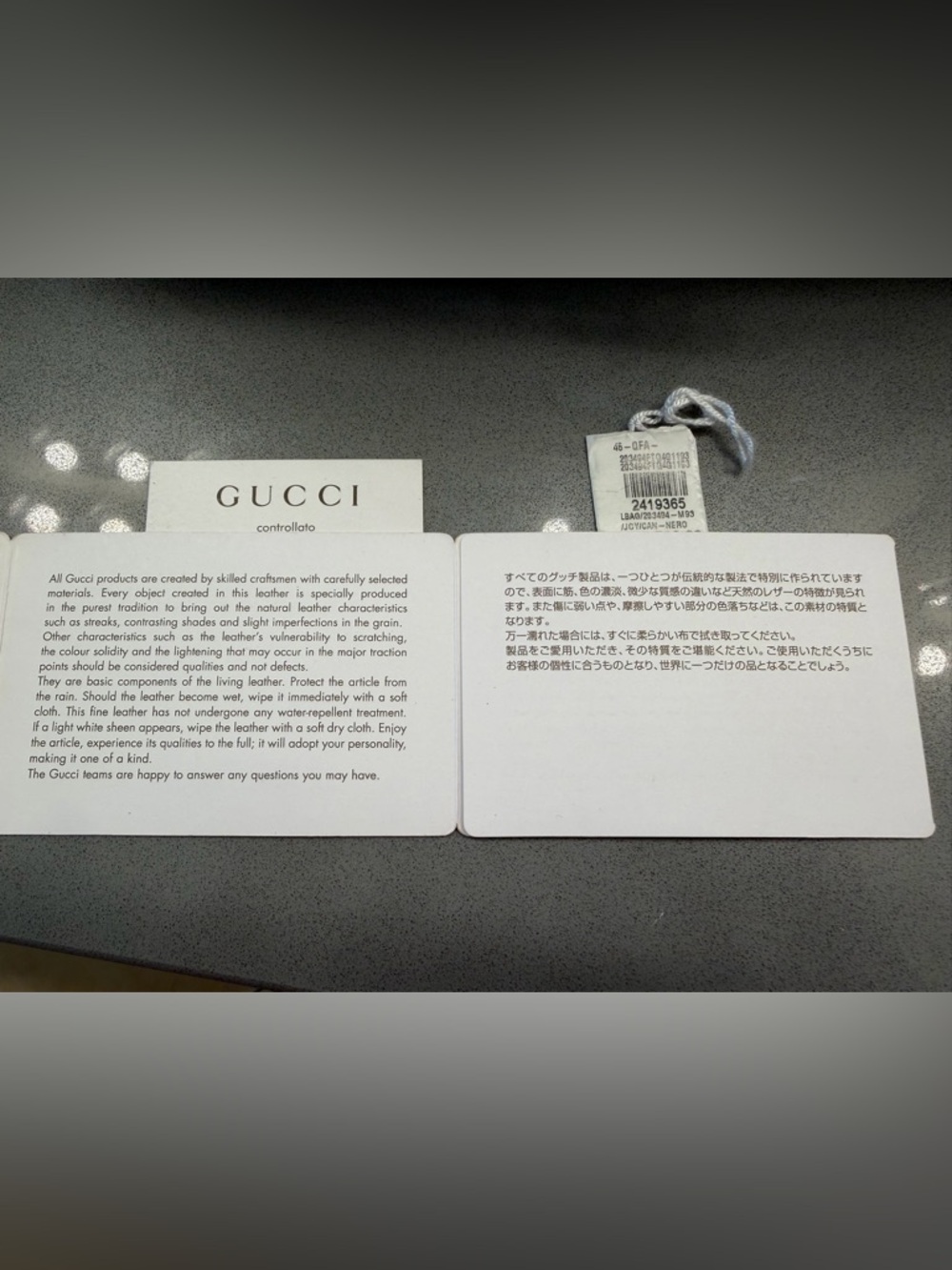 Authentic Gucci Joy GG Canvas/Leather Hobo Bag – Gunmetal and Black - Picture 8 of 11